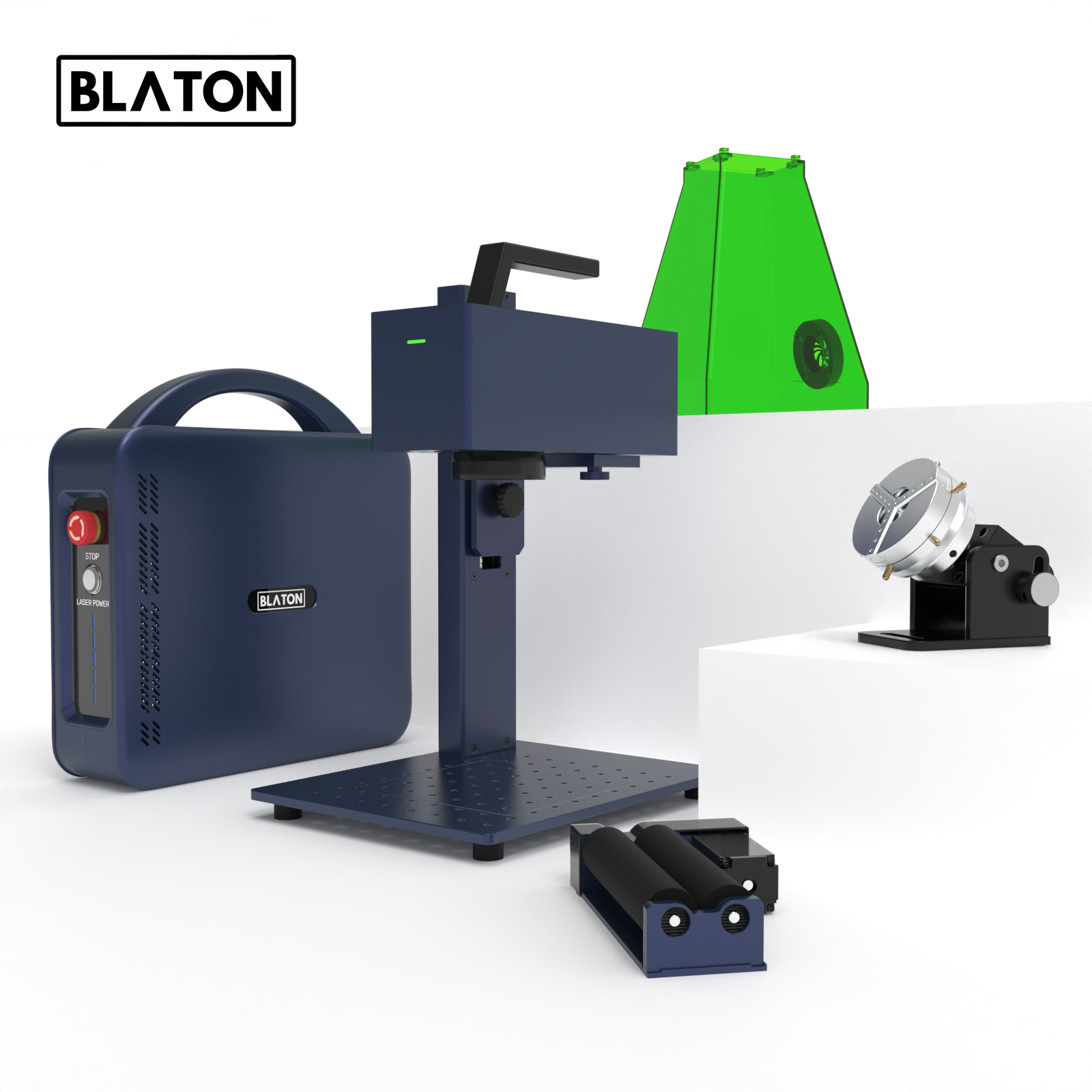 BLATON X PRO - Fiber laser 30W - Kompletní sada