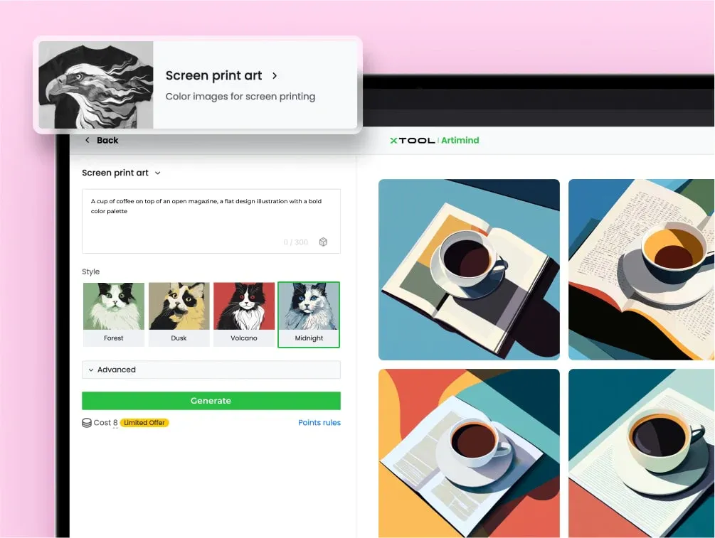 xTool Screen Printer S1, D1Pro, D1, P2, F1 Ultra: První laserové sítotiskové řešení