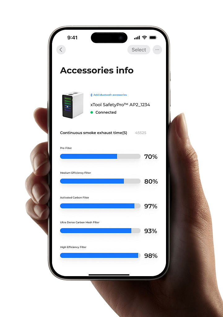 Čistička vzduchu xTool SafetyPro™ AP2 se systémem SuperCyclone