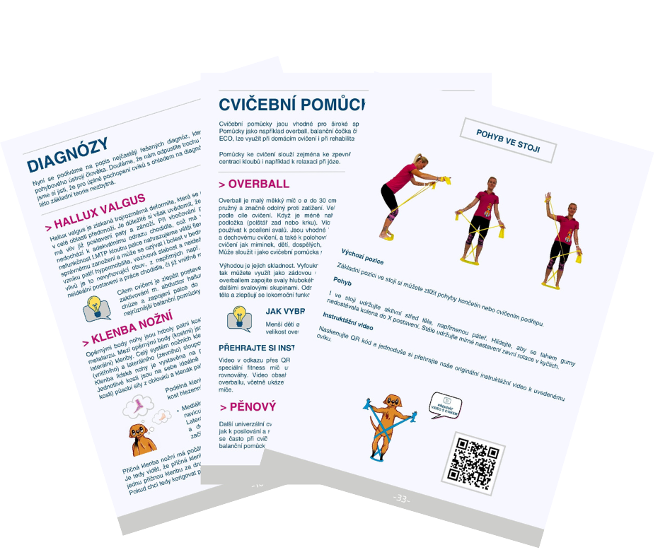 Spokonožka - Cvičebník - zábavné cvičení s pomůckami e-book