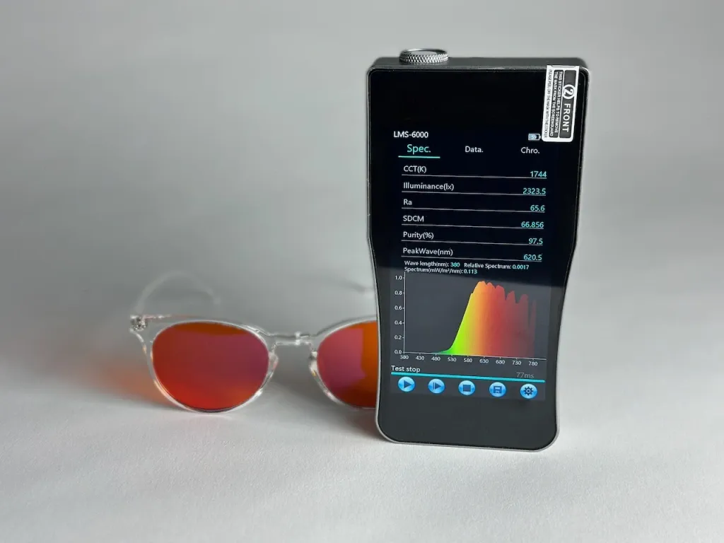 SLEEP-2R štýlové okuliare proti modrému a zelenému svetlu