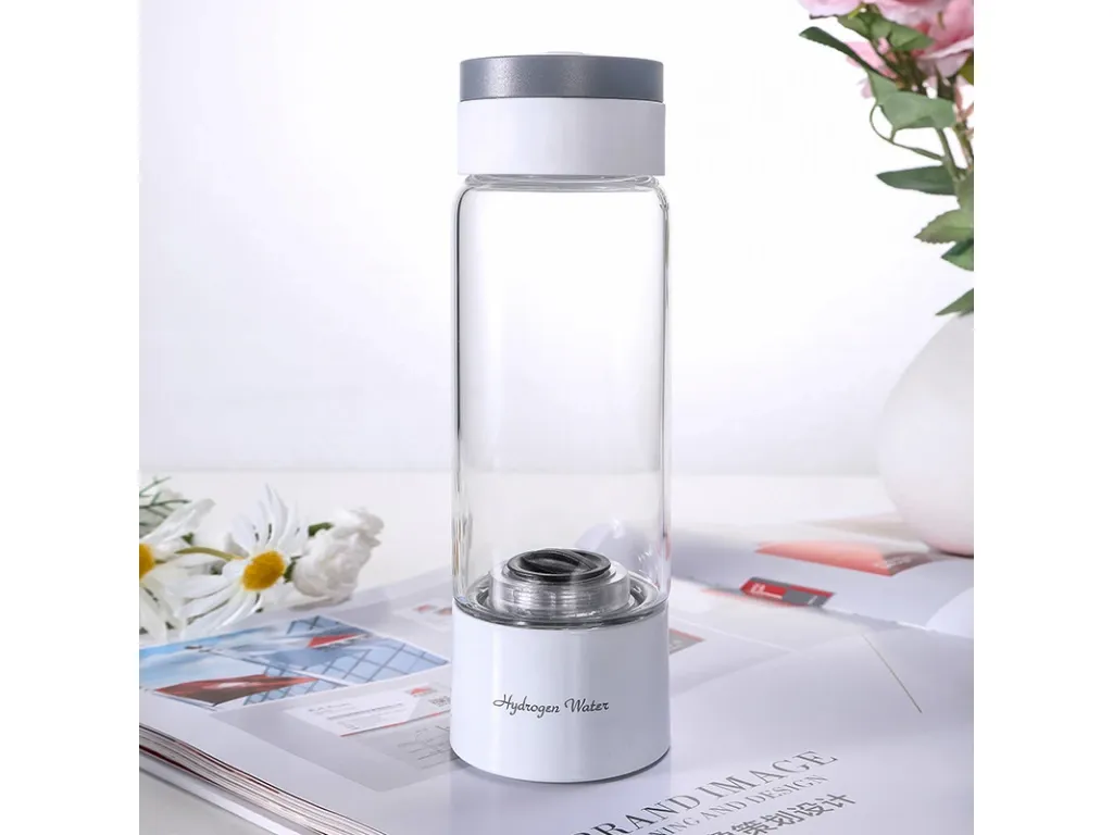 Hydrogen-1 Glass generátor vodíkovej vody 400 ml, sklenená fľaša