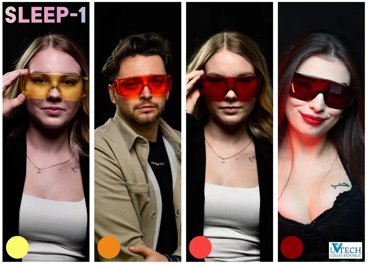 SLEEP-1 žlté okuliare proti modrému svetlu