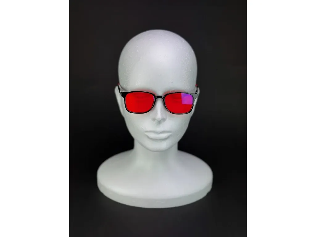 SLEEP-3C detské štýlové okuliare blokujúce modré svetlo - červené