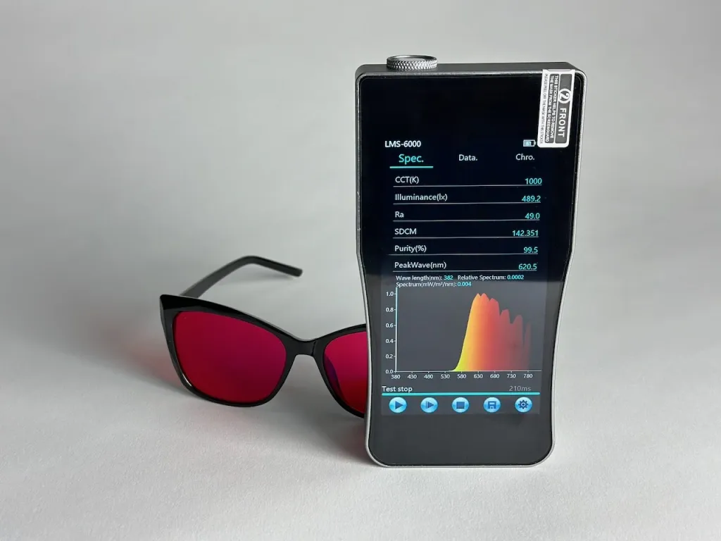 SLEEP-3W dámske štýlové okuliare blokujúce modré svetlo - červené