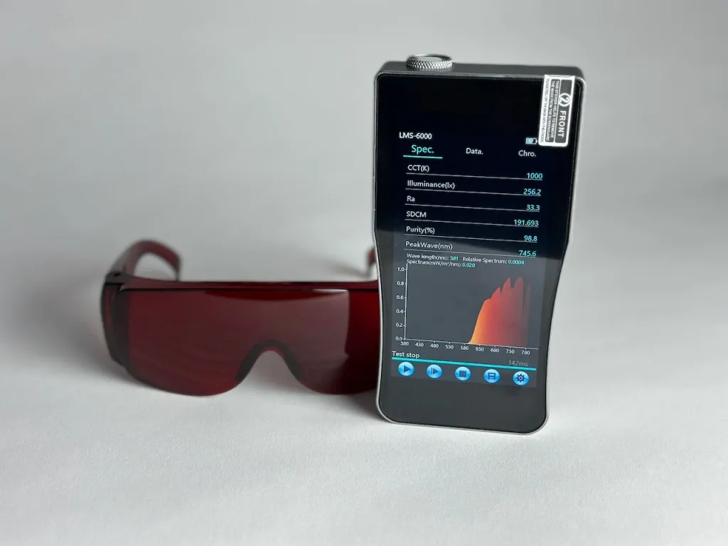 SLEEP-1 červené brýle proti modrému a zelenému světlu