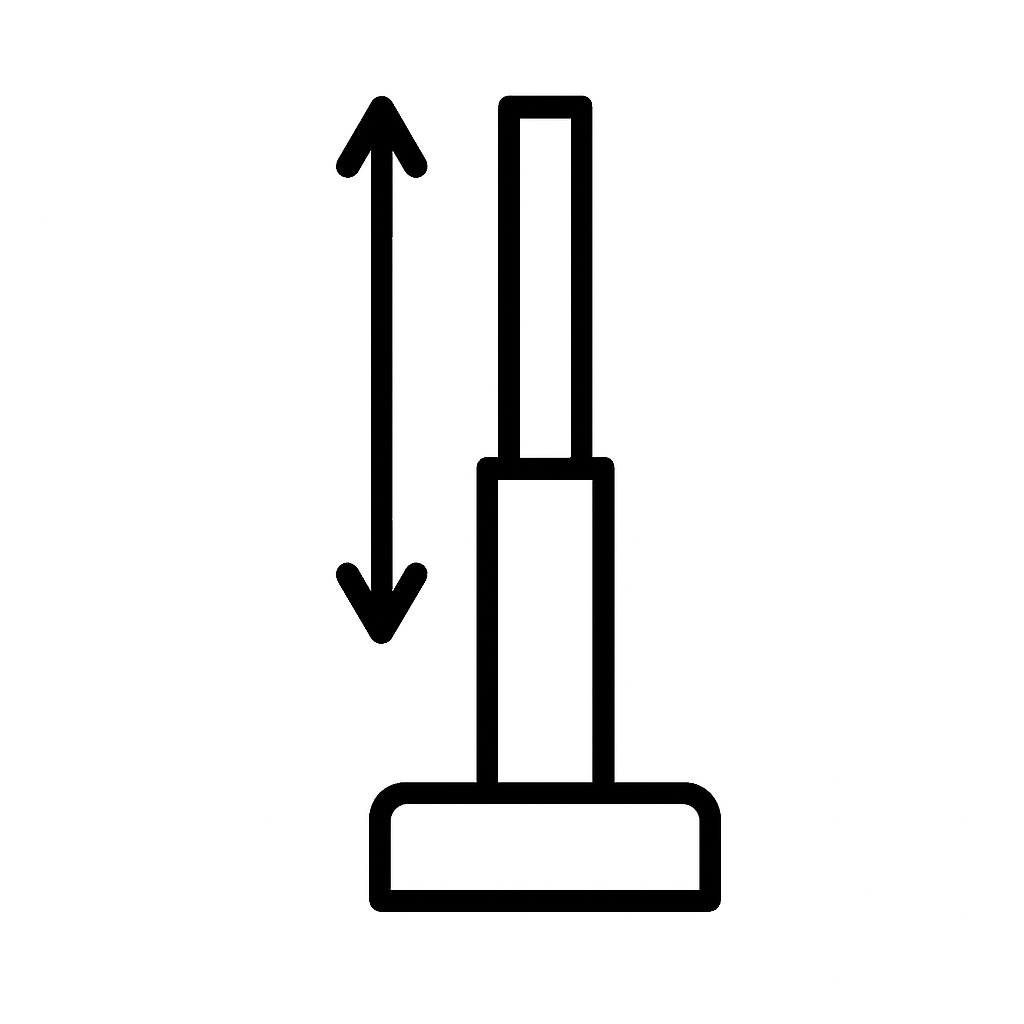 Mobilná výsuvná germicídna lampa 120 W - Tower Pro