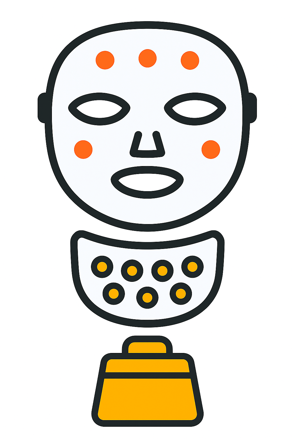 Mask-1 LED maska na obličej a krk