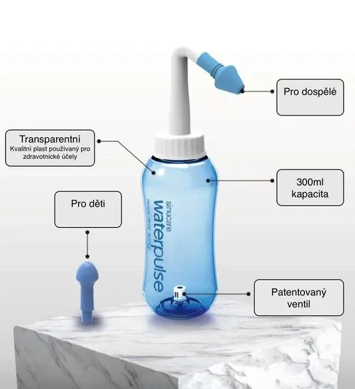 WaterPulse set bidet + nádoba na výplach nosa
