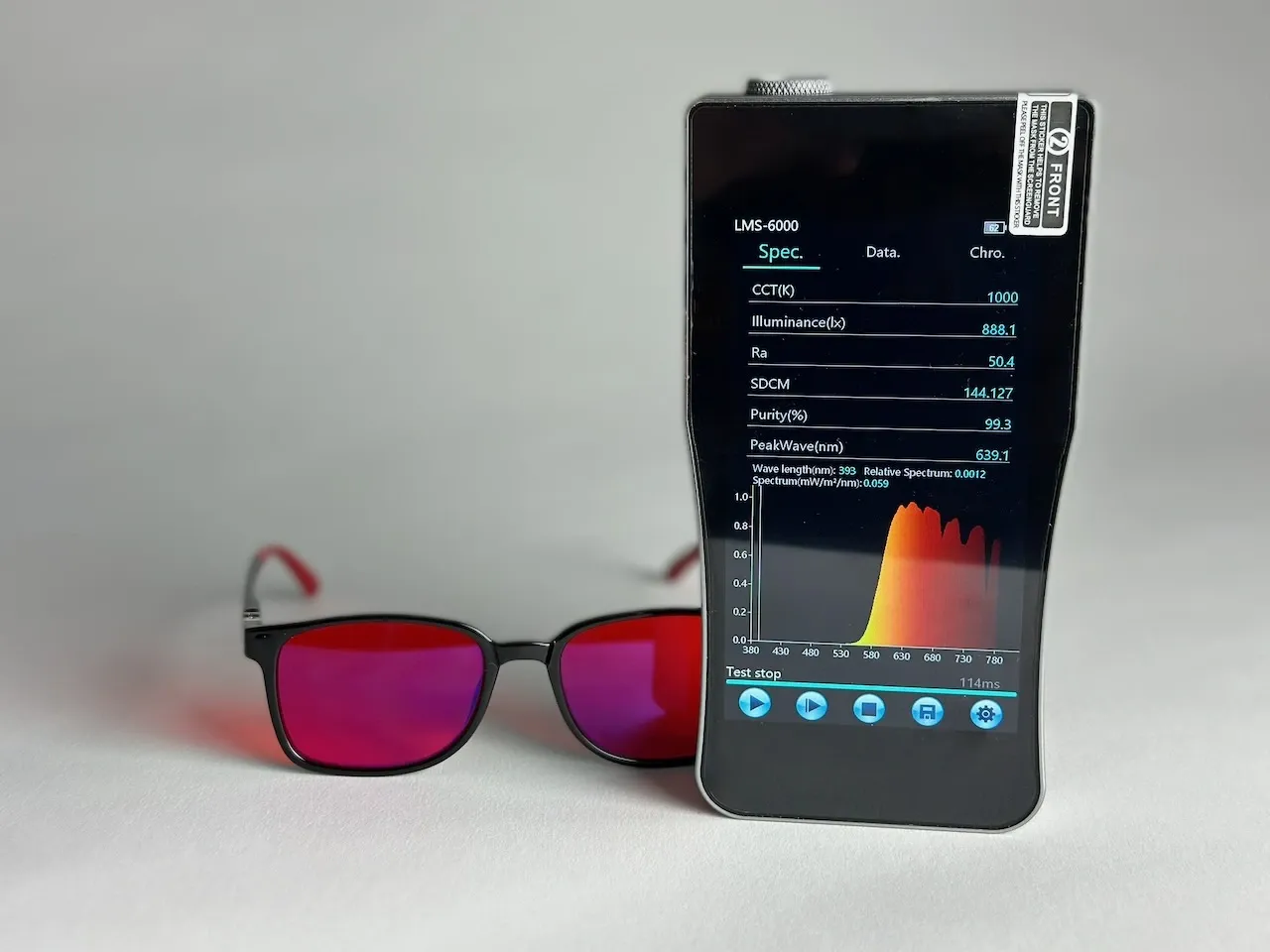 SLEEP-3C detské štýlové okuliare blokujúce modré svetlo - červené