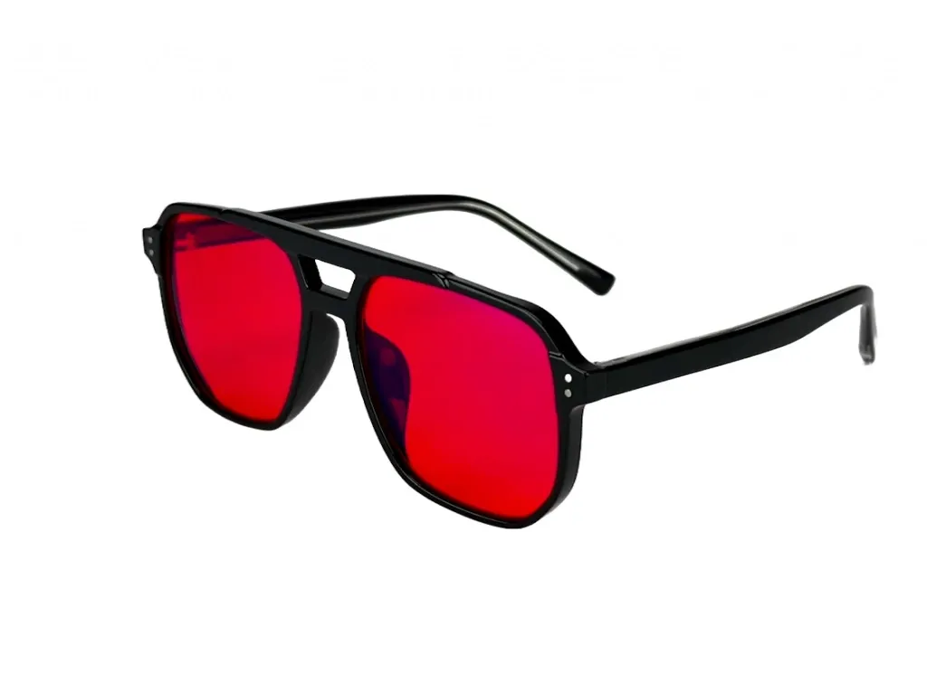 SLEEP-3M pánske štýlové okuliare blokujúce modré svetlo - červené