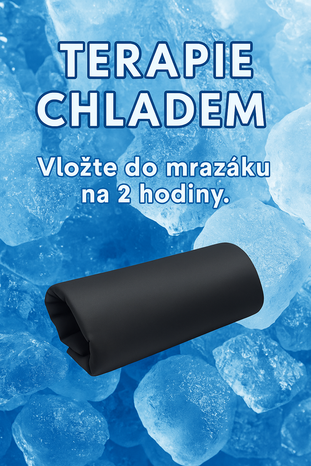 Ice-1 Chladiaci gélový návlek na koleno a lakeť