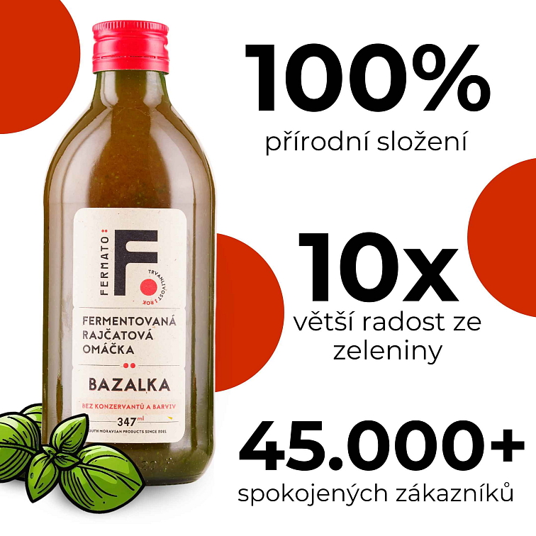 Litrová zálivka - Bazalka 1000ml