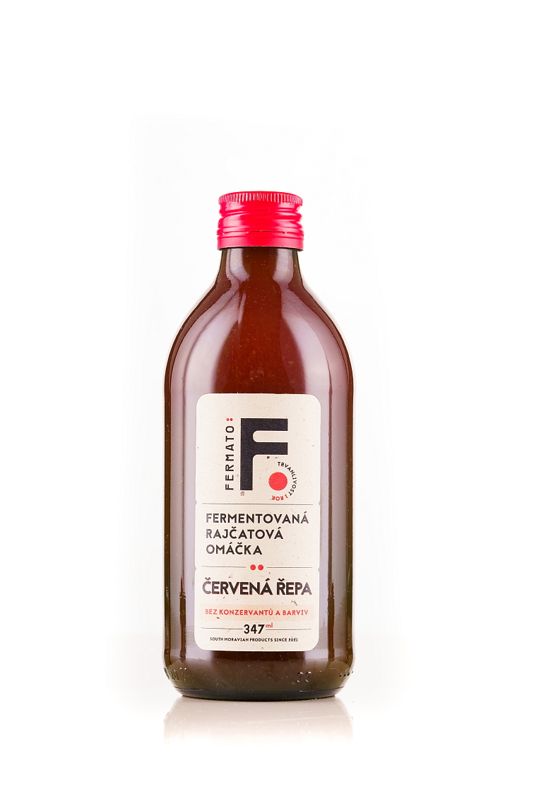 Fermentovaná rajčatová omáčka - Červená řepa 347ml