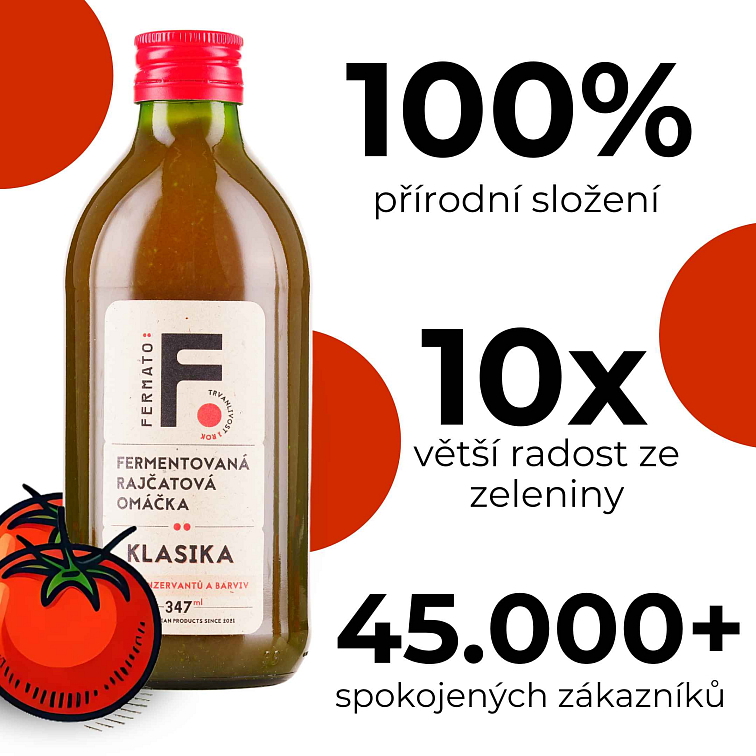 Fermentovaná rajčatová omáčka - Klasika 347ml