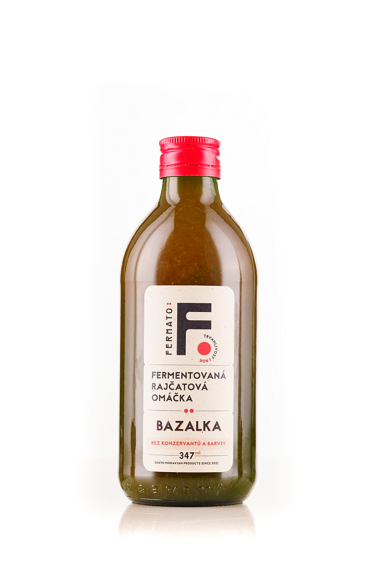 Fermentovaná rajčatová omáčka - Bazalka 347ml