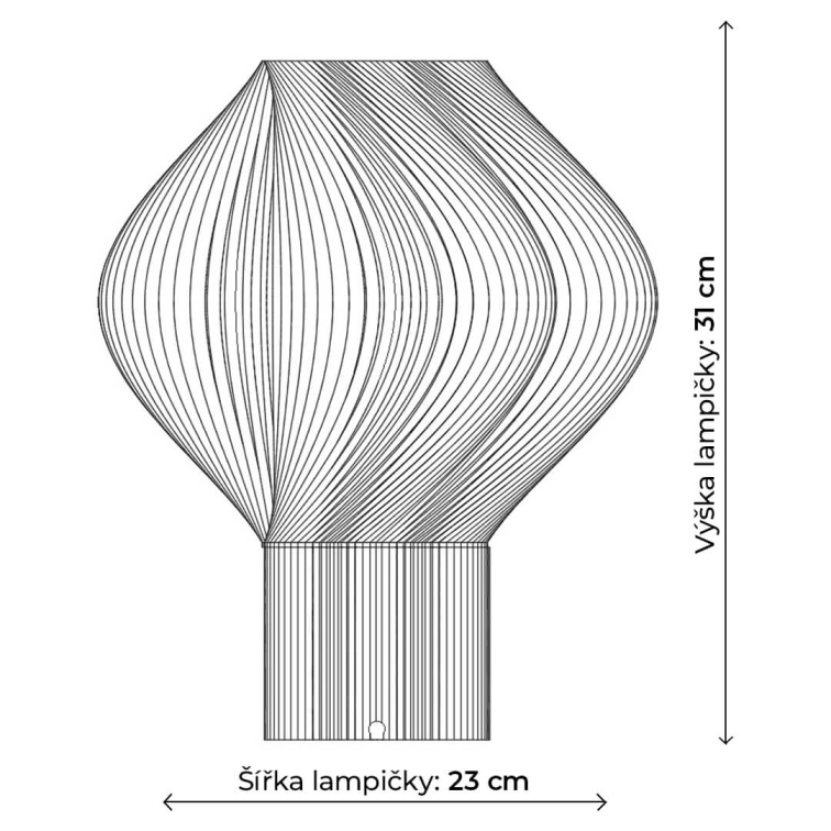 Stolní lampička Glow