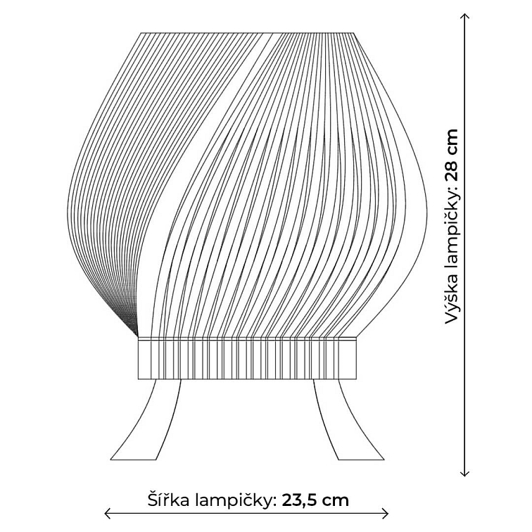 Stolní lampička Cuwee
