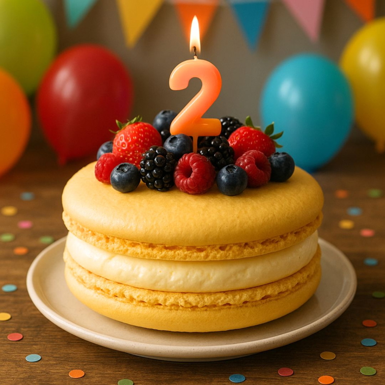 Makronkový dort, průměr 18 cm