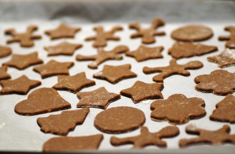 Medové perníčky nezdobené, cca 15 g