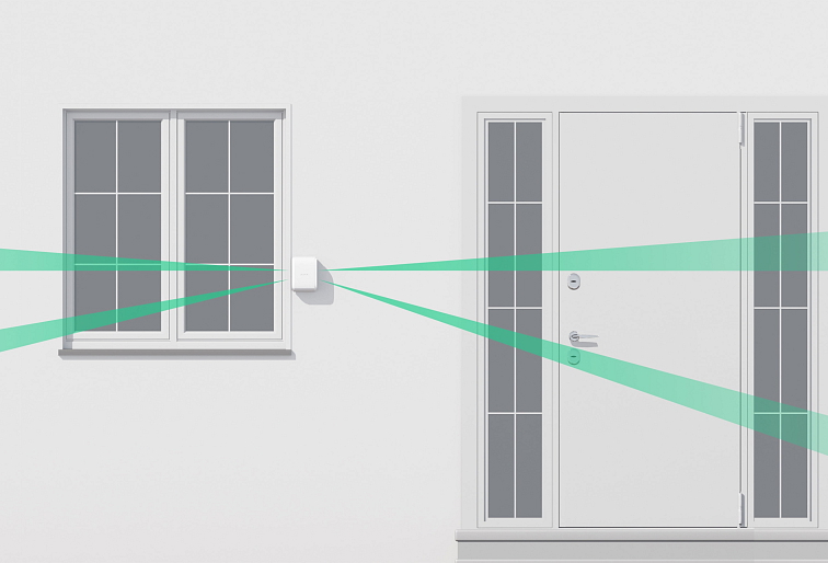 Ajax DualCurtain Outdoor white (26072)