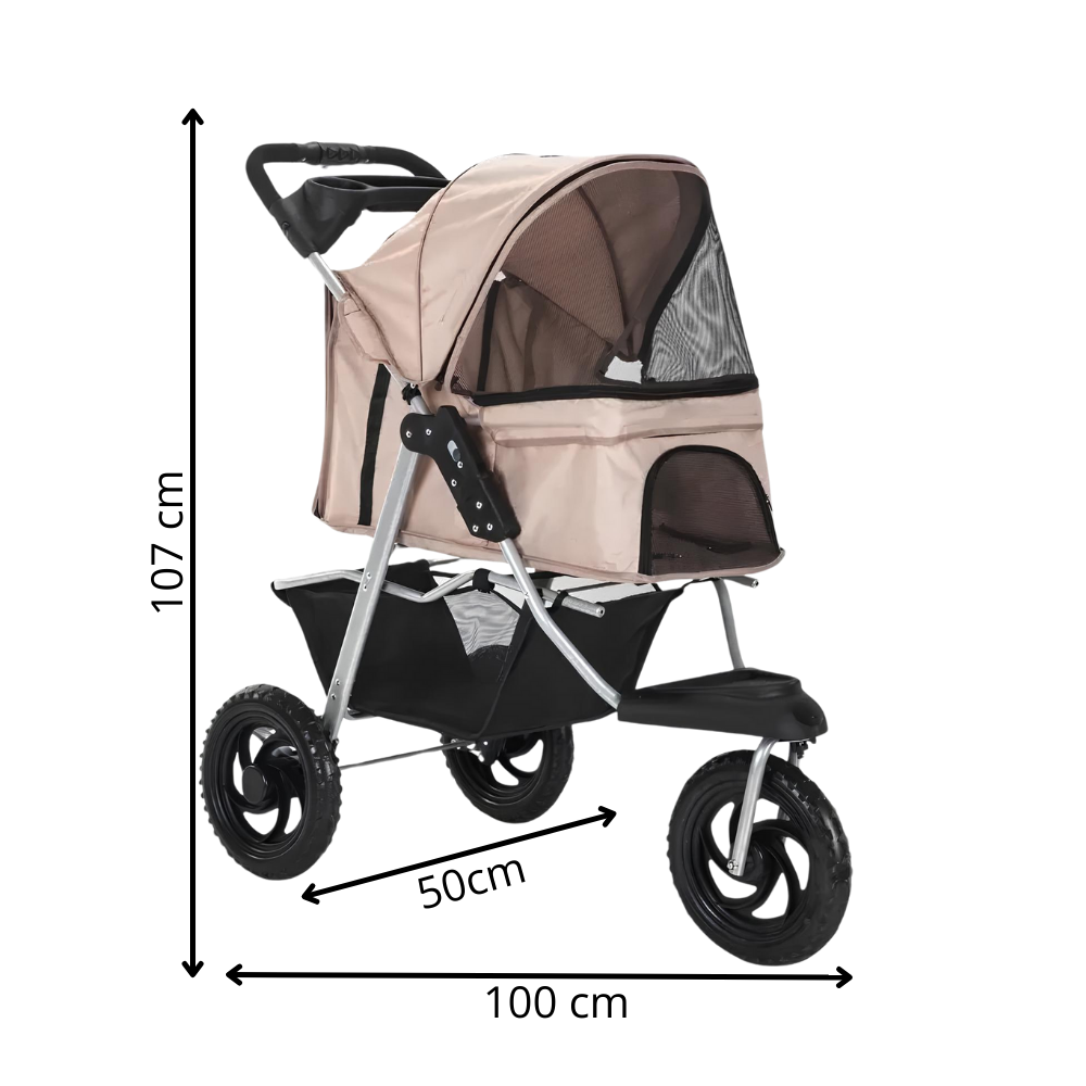 Buggy Cross Kočárek pro mazlíčky 50 x 107 x 100 cm