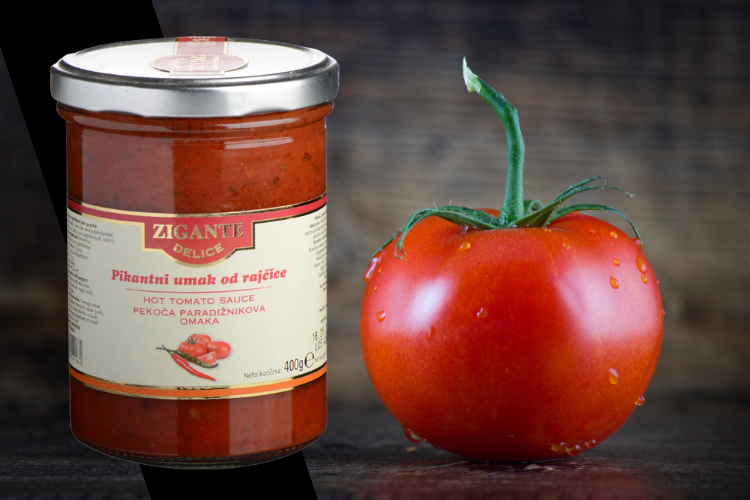 Zigante Pikantní rajčatová omáčka 400g
