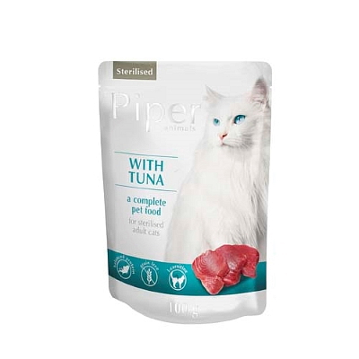 PIPER CAT S TUŇÁKEM STERILISED 100 g