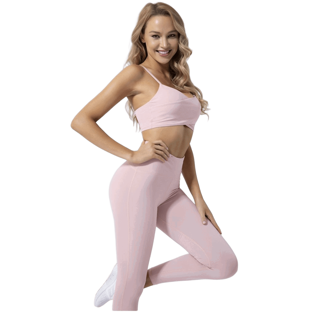 Sportovní set Bum lift Melody bra, růžová