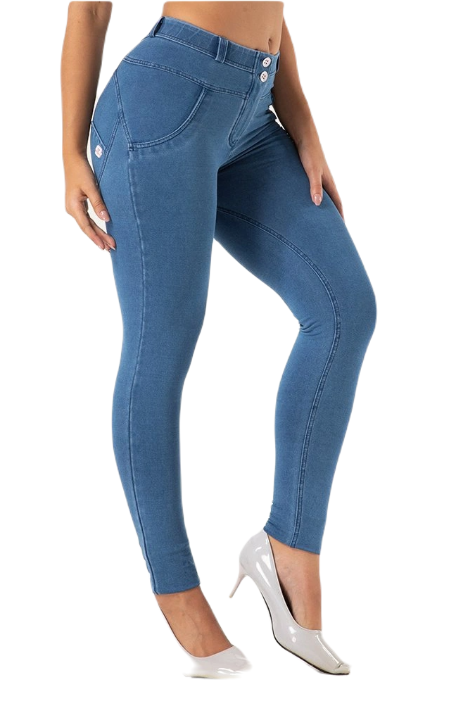 Push-Up legíny Melody, Light Blue Jeans