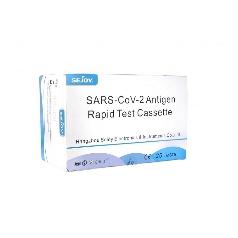 Sejoy TM SARS-CoV-2 Antigen Rapid Test z kraje nosu - 25 ks