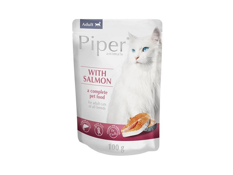 PIPER CAT KAPSIČKA S LOSOSEM 100 g