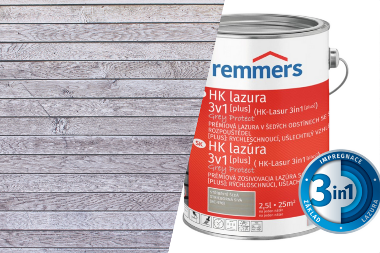 Remmers - HK Lazura 3v1 Grey Protect [plus]