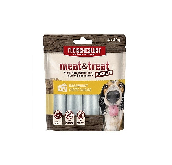 MEAT & TREAT CHEESE SAUSAGE 4x40g