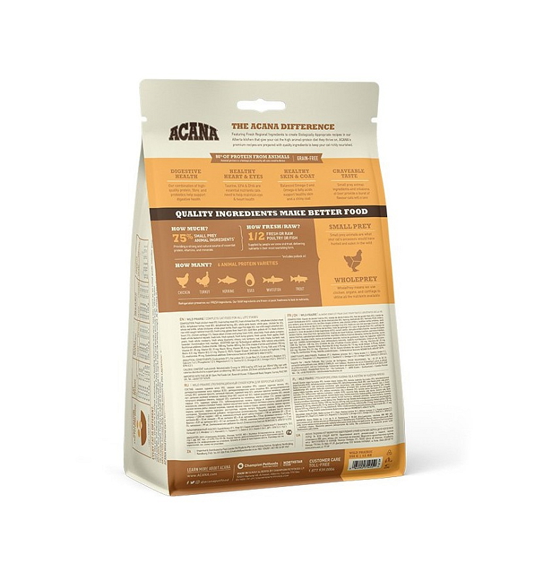 ACANA WILD PRAIRIE CAT 340 g GRAIN-FREE