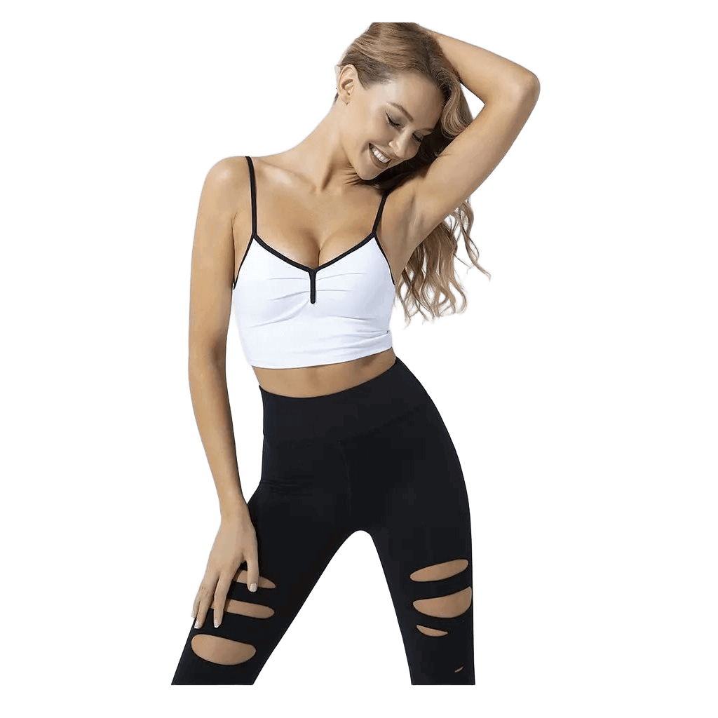 Sportovní set Bum lift Melody Ripped, Bílo-černý