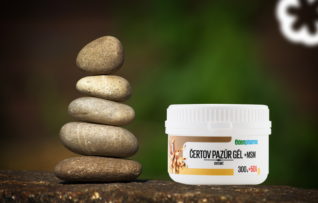 EDENPharma Čertov pazúr + MSM gél 300+50 g