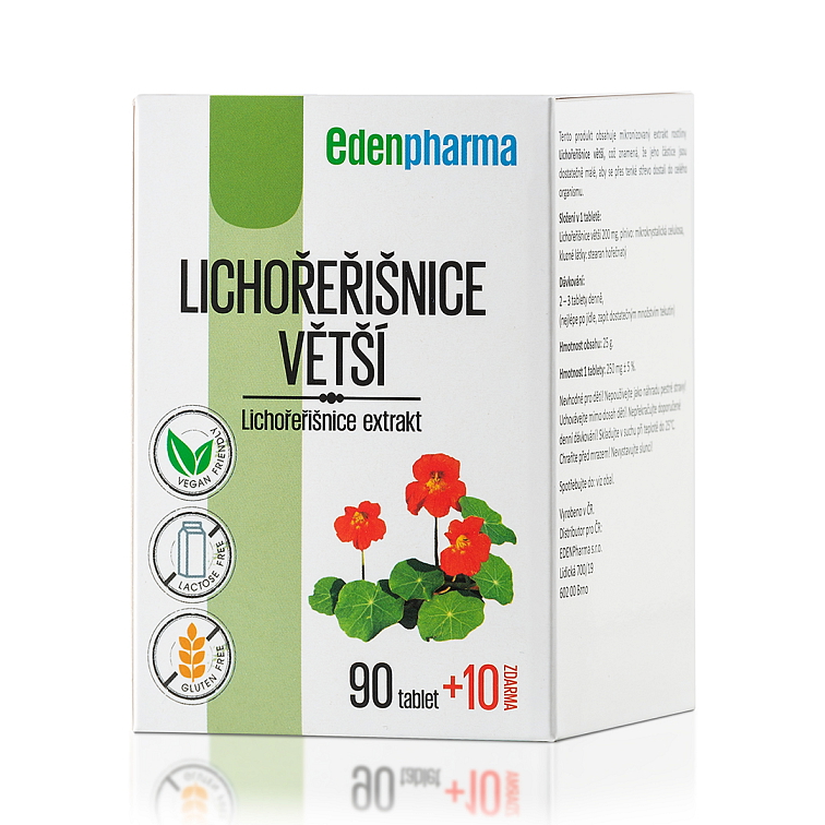 EDENPharma Kapucínka väčšia Akut Forte 20 tbl
