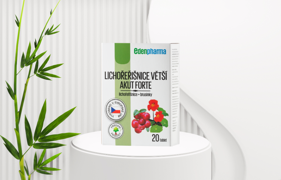 EDENPharma Kapucínka väčšia Akut Forte 20 tbl