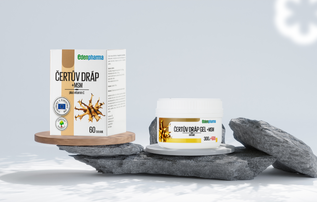 EDENPharma Čertov pazúr + MSM gél 300+50 g