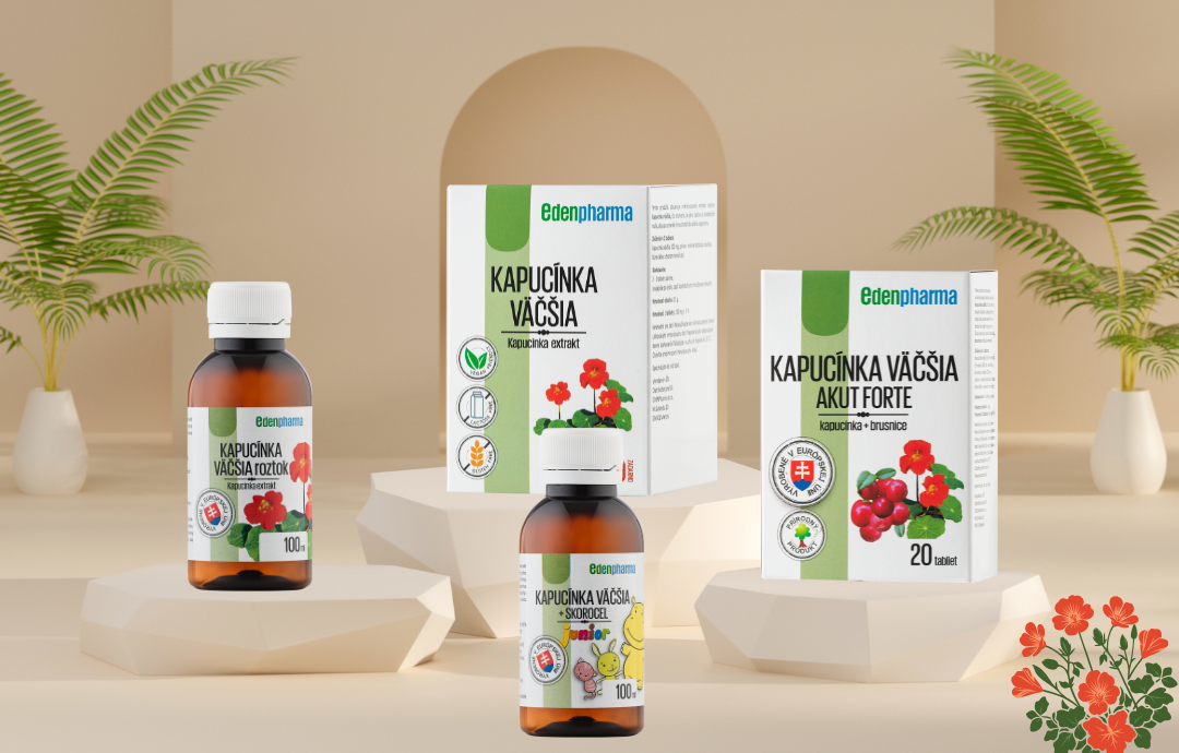 EDENPharma Kapucínka väčšia Akut Forte 20 tbl