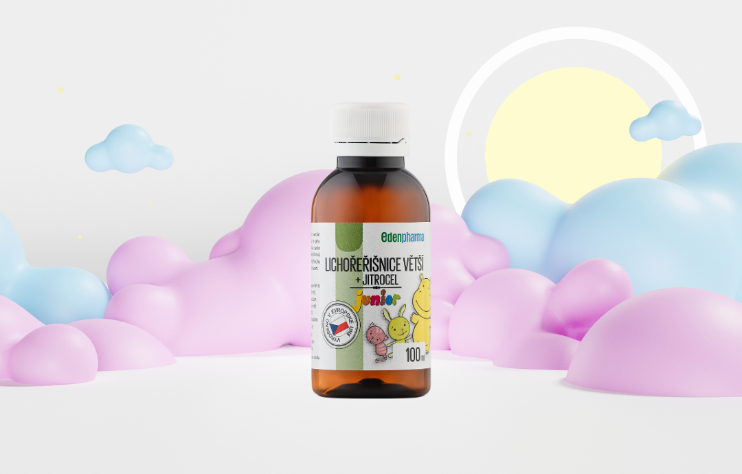 EDENPharma Kapucínka väčšia + skorocel Junior 100 ml