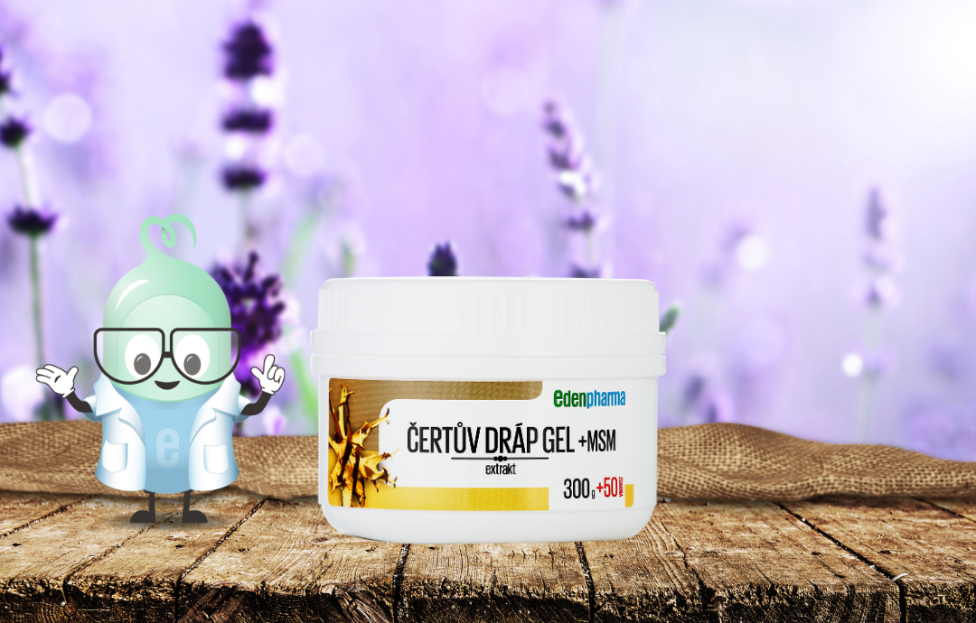 EDENPharma Čertov pazúr + MSM gél 300+50 g
