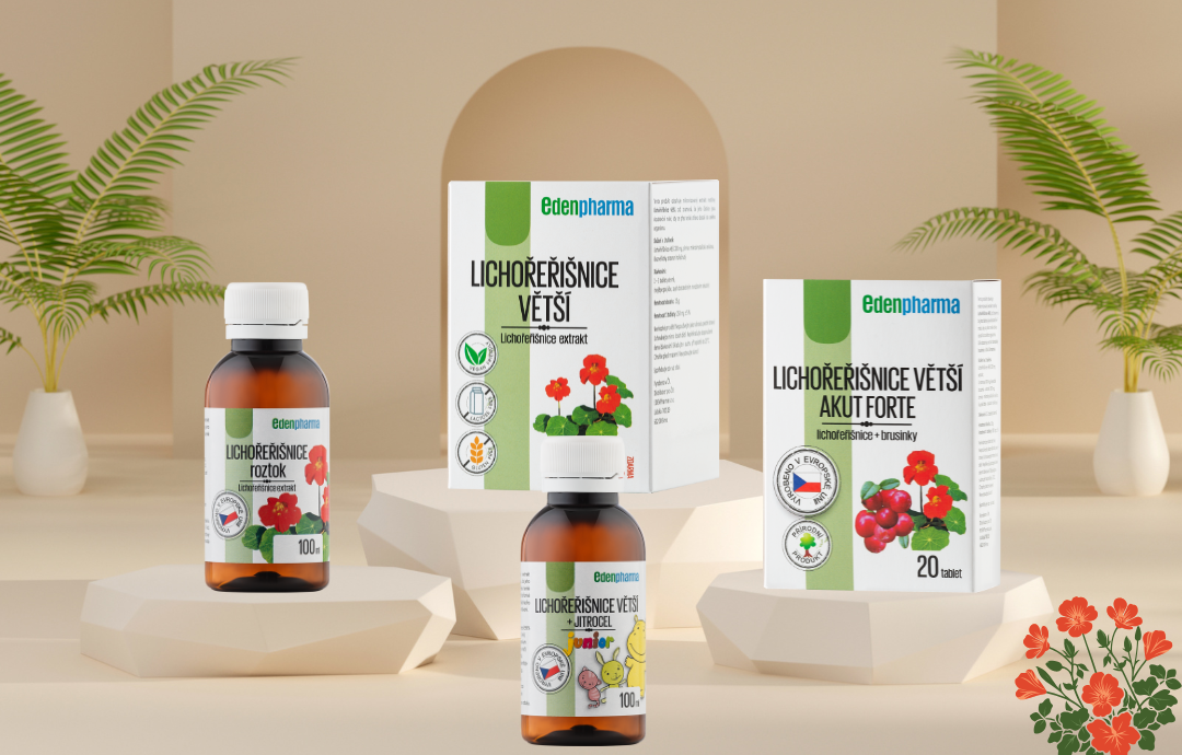 EDENPharma Kapucínka väčšia Akut Forte 20 tbl