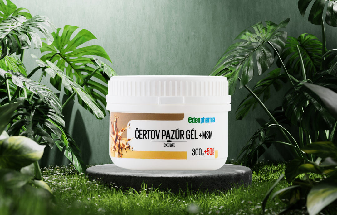 EDENPharma Čertov pazúr + MSM gél 300+50 g