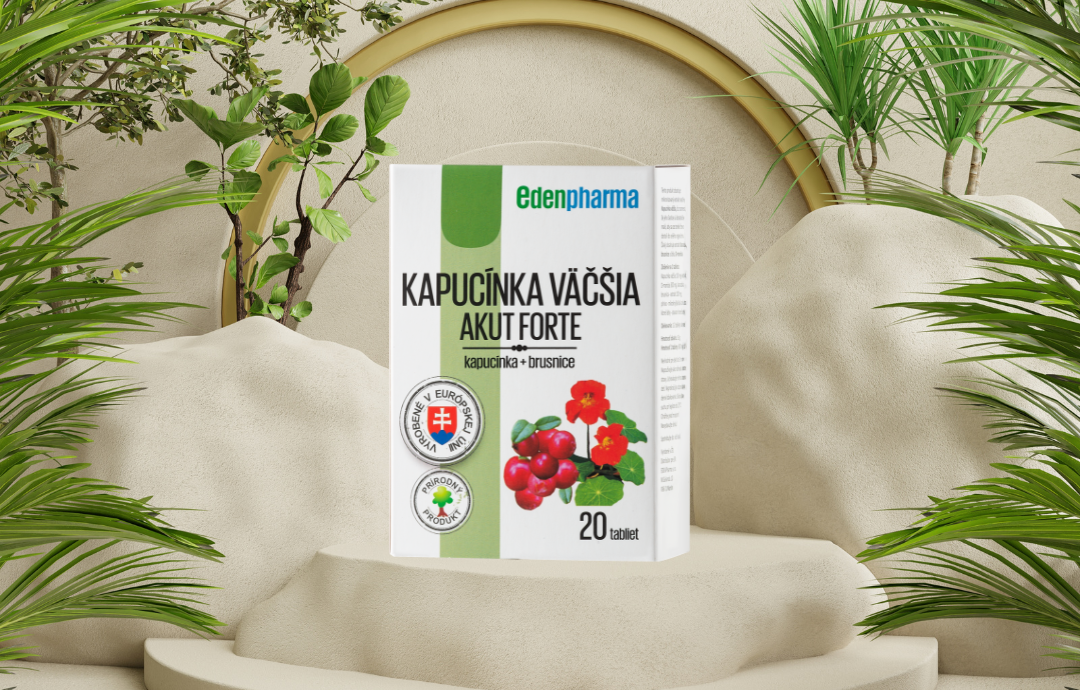 EDENPharma Kapucínka väčšia Akut Forte 20 tbl