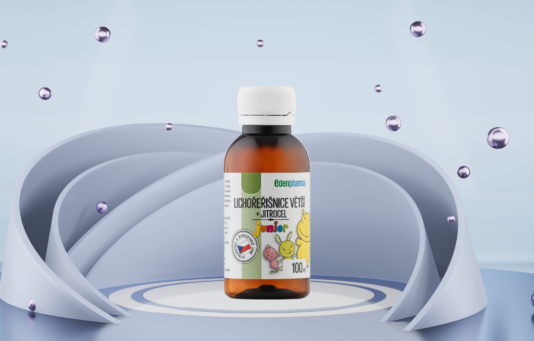 EDENPharma Kapucínka väčšia + skorocel Junior 100 ml