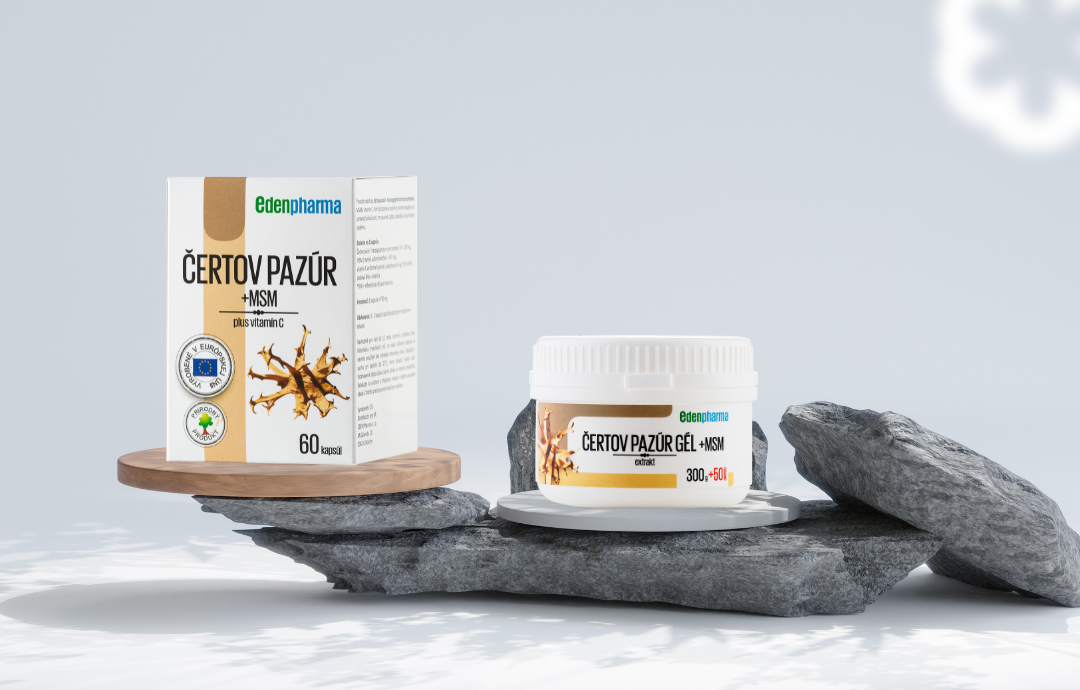 EDENPharma Čertov pazúr + MSM 60 cps