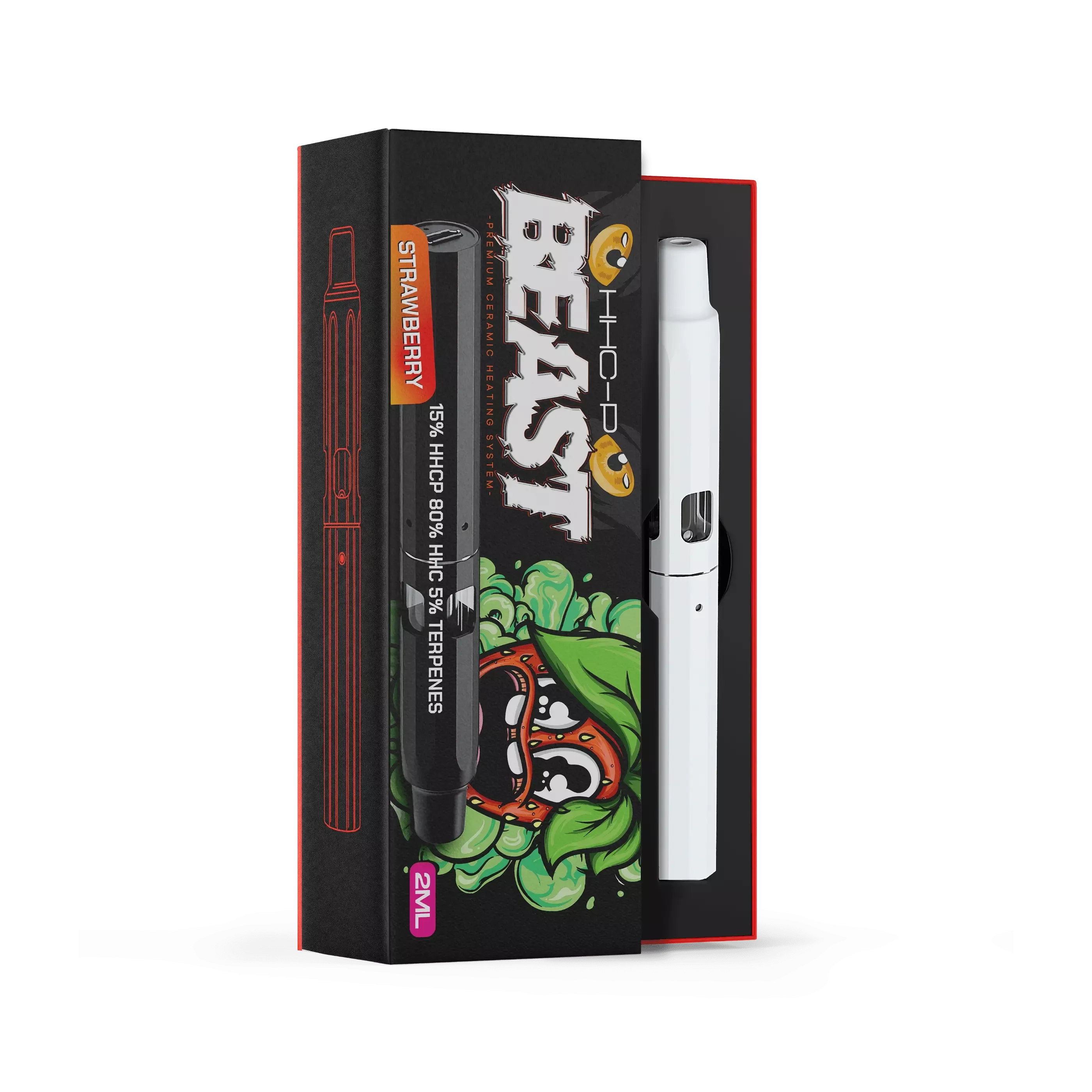 HHC-P Stronger Beast Strawberry 2ml