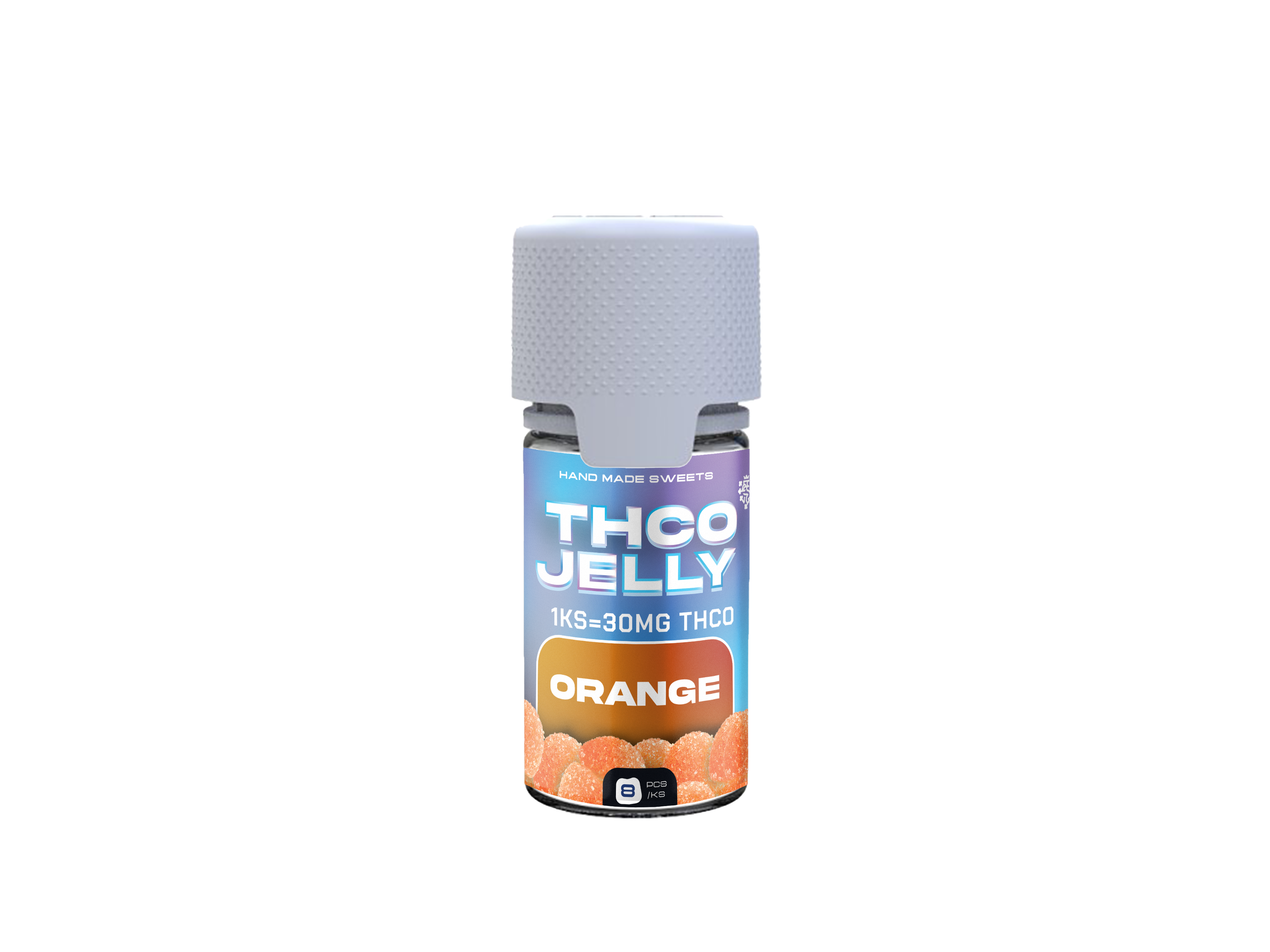 THCO Jelly 30mg Pomeranč 8ks